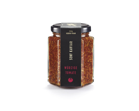Senf Kaviar Würzige Tomate